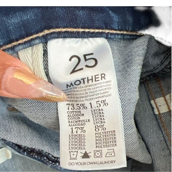 MOTHER Patch Slacker in Smoke and Mirrors Size 25 - Picture 6 of 10